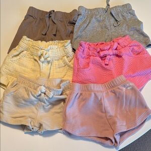 Baby Girl Various Brands Shorts Bundle